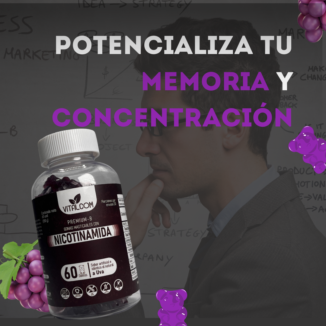 NICOTINAMIDA - ACTIVA TU MENTE Y MEJORA TU PIEL