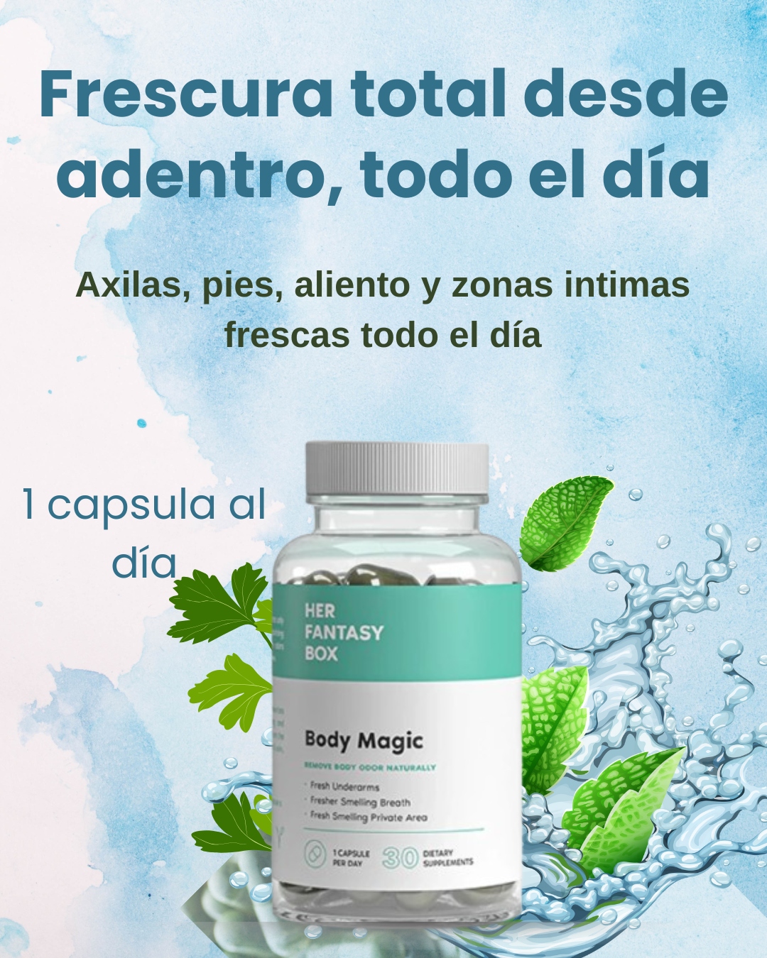 BODY MAGIC - El suplemento natural para una salud radiante y libre de olores.