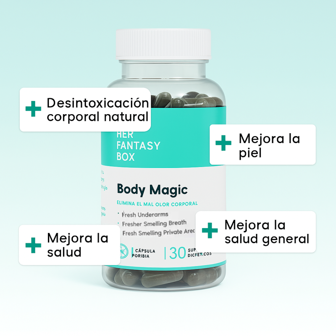 BODY MAGIC - El suplemento natural para una salud radiante y libre de olores.
