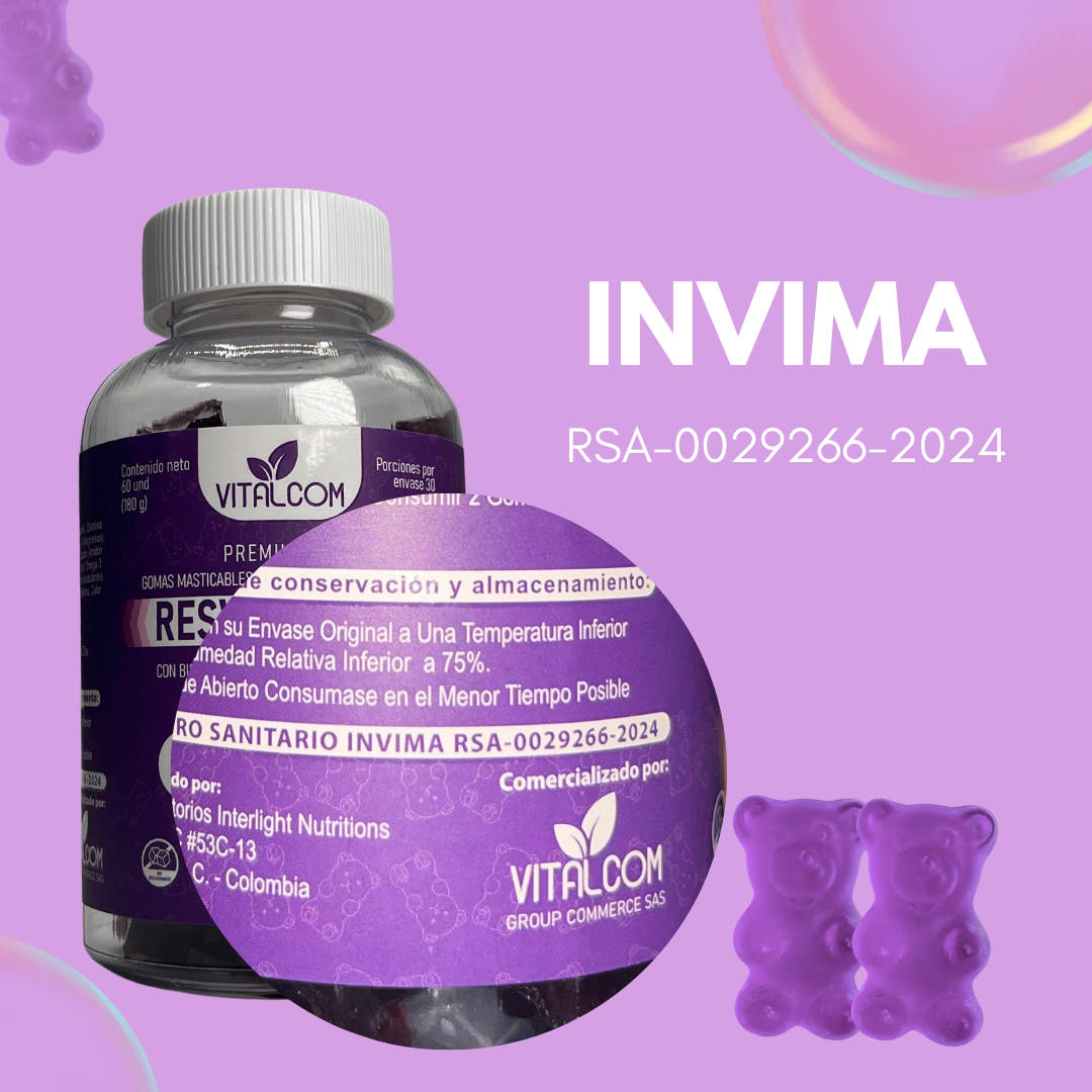 "Resveratrol – Juventud y Vitalidad en Cada Gomita"