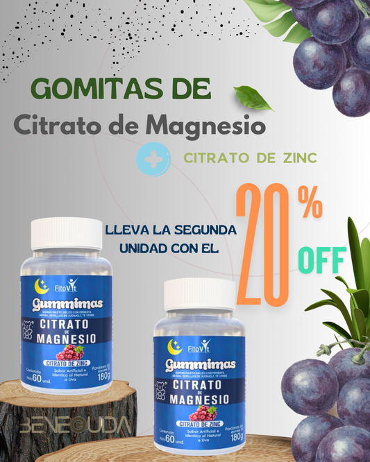 Citrato de Magnesio en Gomitas
