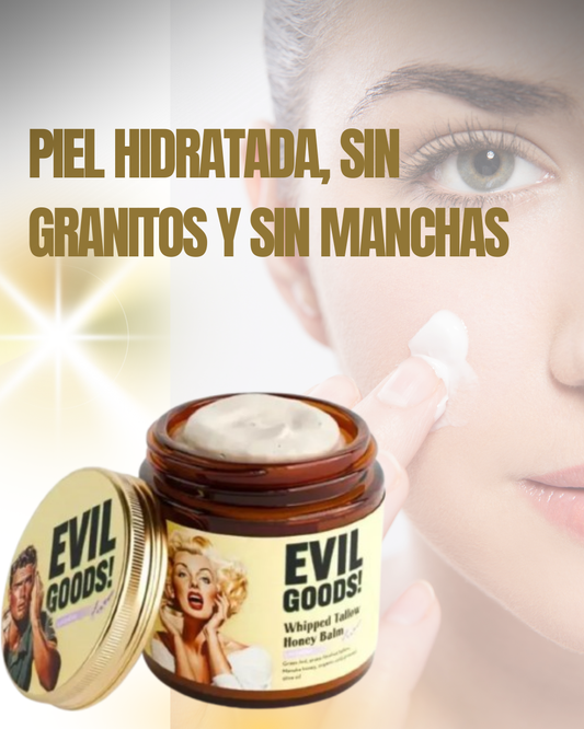 EVIL GOODS - Bálsamo Reparador, Reduce las imperfecciones del rostro e hidrata. Producto Original