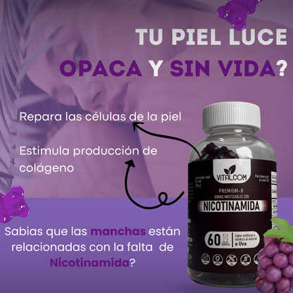 NICOTINAMIDA - ACTIVA TU MENTE Y MEJORA TU PIEL