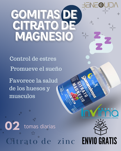 Citrato de Magnesio en Gomitas