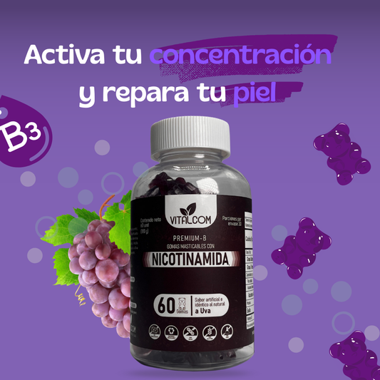 NICOTINAMIDA - ACTIVA TU MENTE Y MEJORA TU PIEL